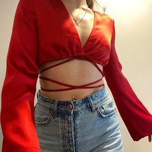 ❌NOT AVAILABLE❌ Red Cross Top